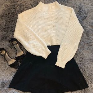 Black Loft Skater Skirt